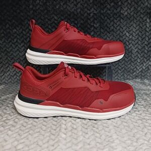 Keen Utility Speedworks EH Carbon Fiber Toe Men's Work Sneakers Ochre Size 10EE